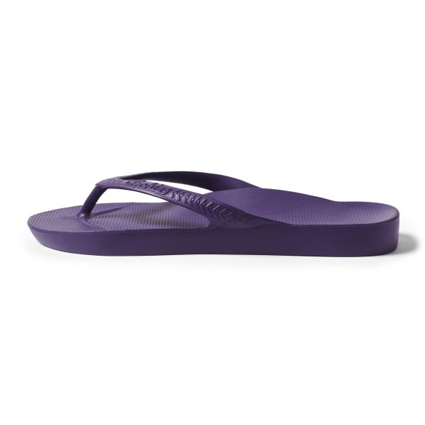 Arch Support Flip Flops - Classic - Acai Purple